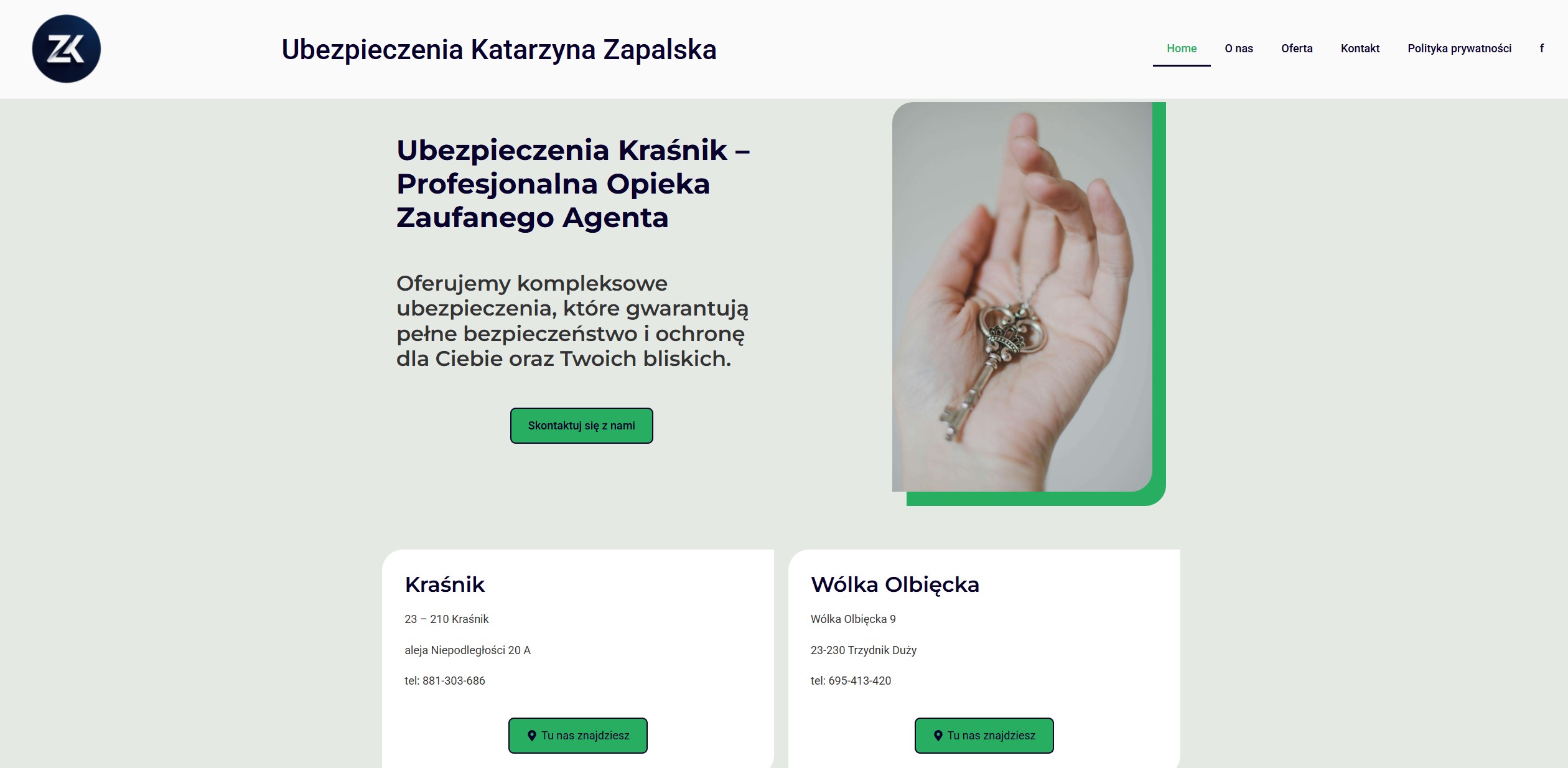 Podgląd strony zaufanyagent.pl